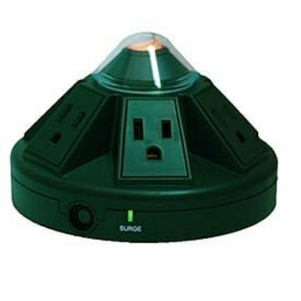 Electriduct POWRAMID Surge Protector - 5 Ft Cord (Green) PD-KP-5-GN